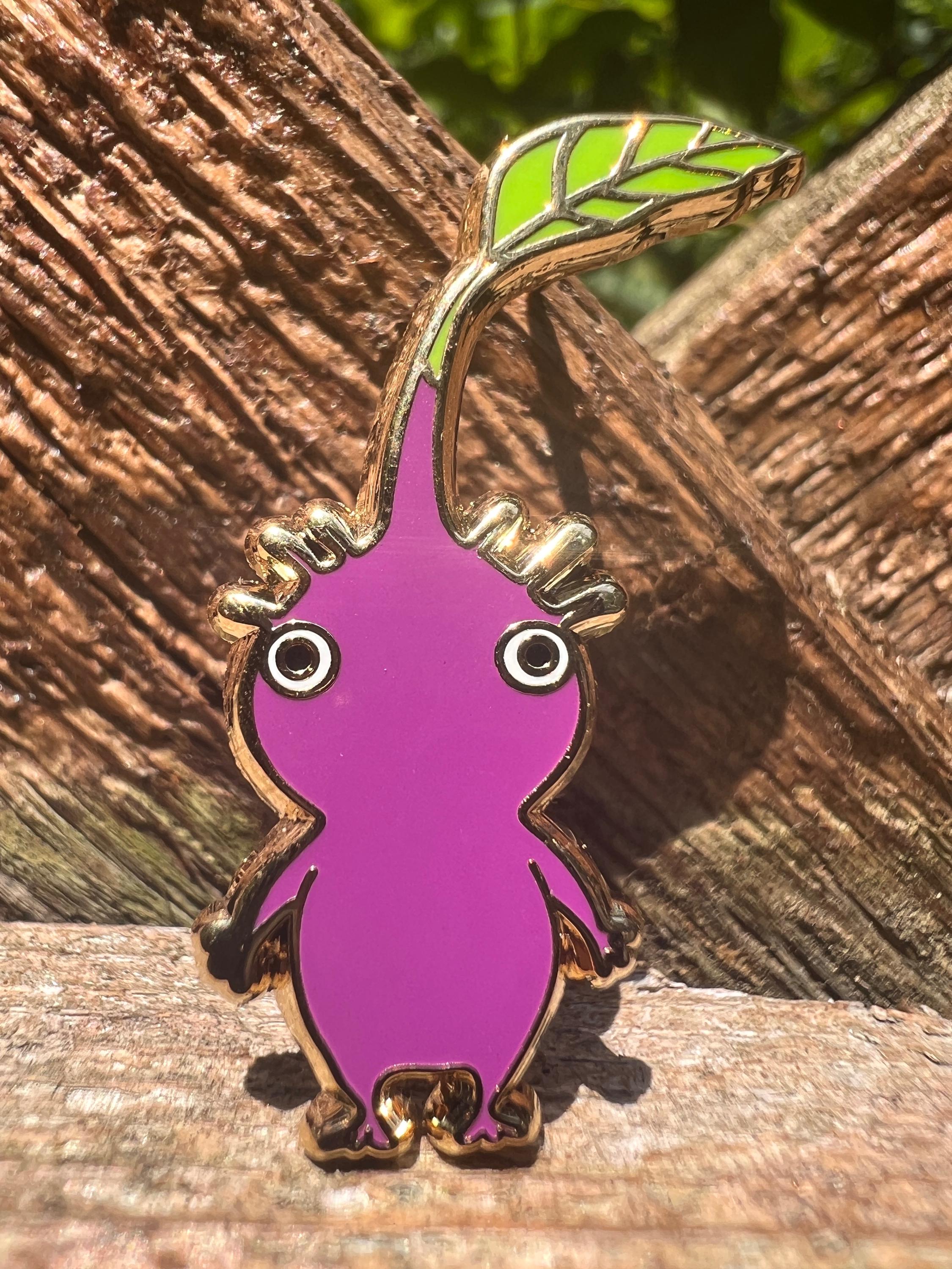 Purple Pikmin Enamel Pin - 1.25"