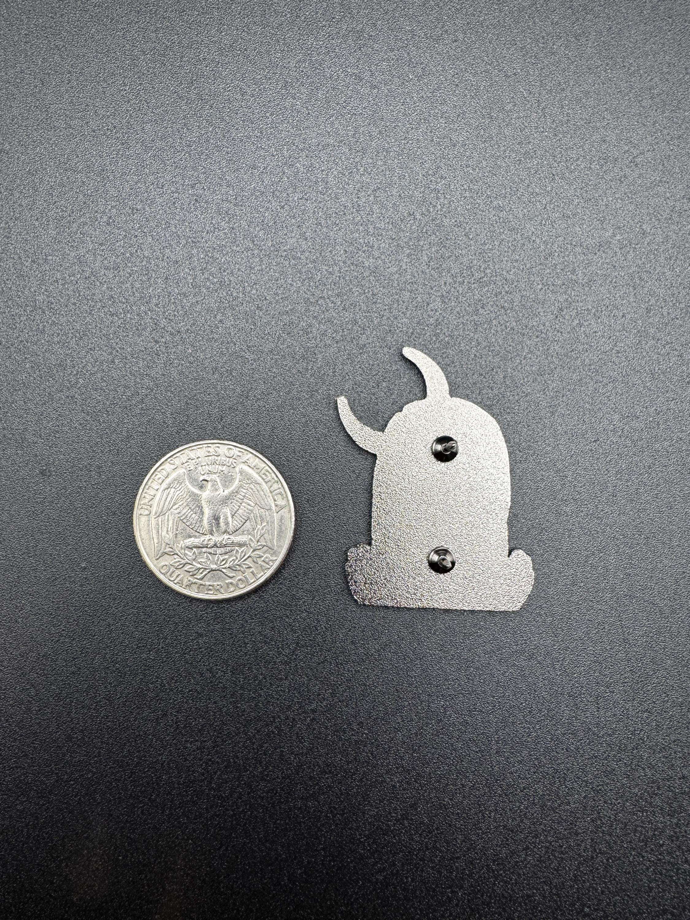 Stay Weird Tombstone Enamel Pin - 1.5" (Final Run)