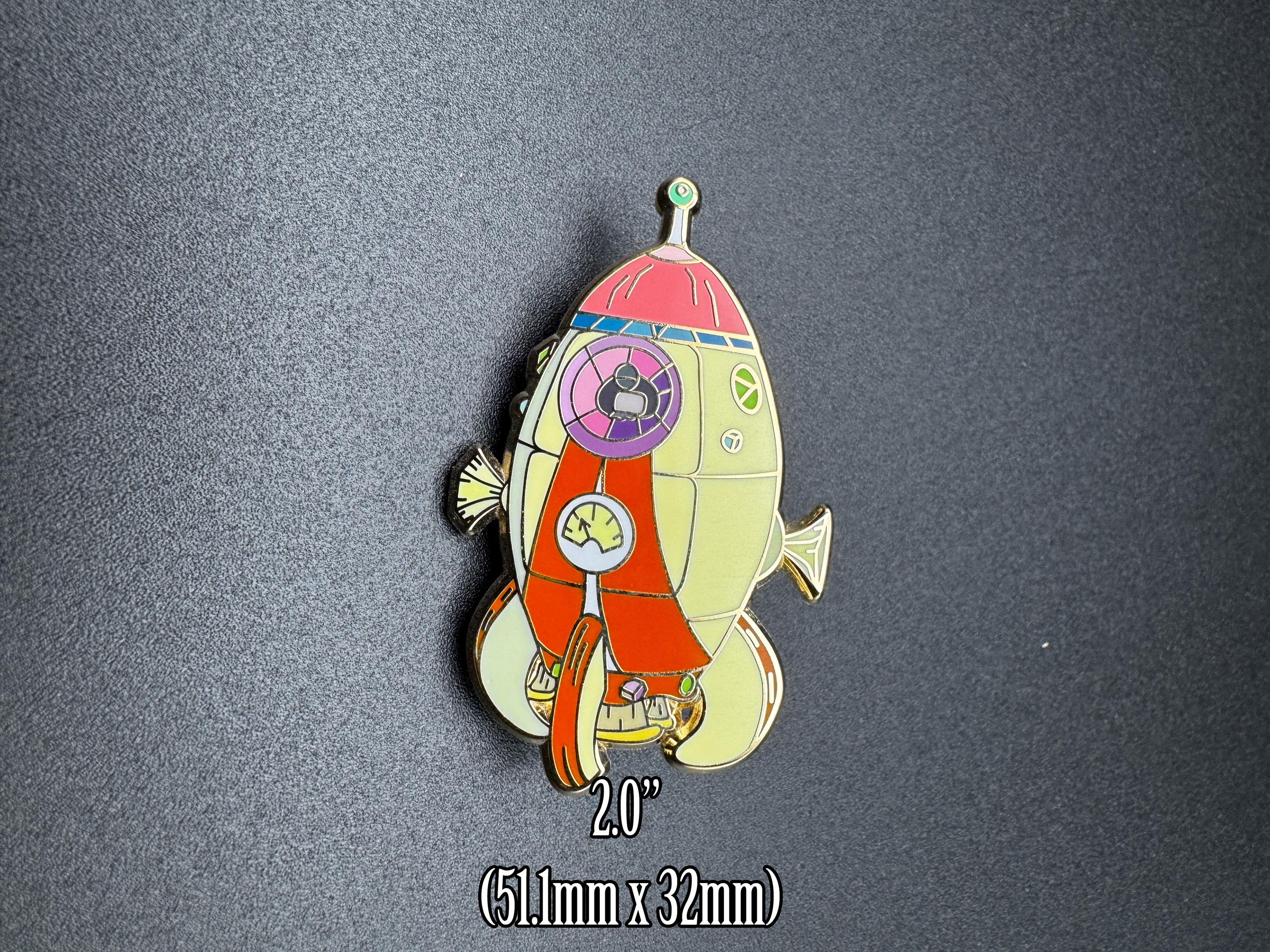 SS Dolphin Enamel Pin - 2" (Final Run)