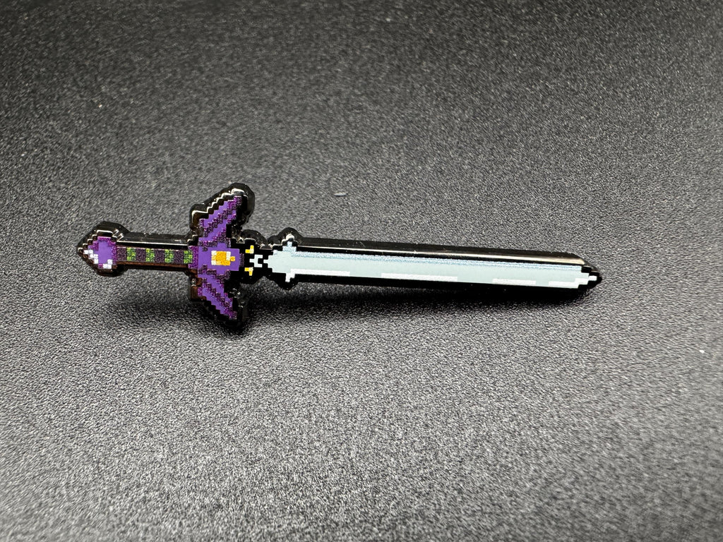 Pixel Master Sword Enamel Pin - 2" (Final Run)