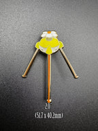 Yellow Pikmin Onion Enamel Pin - 2" (Final Run)