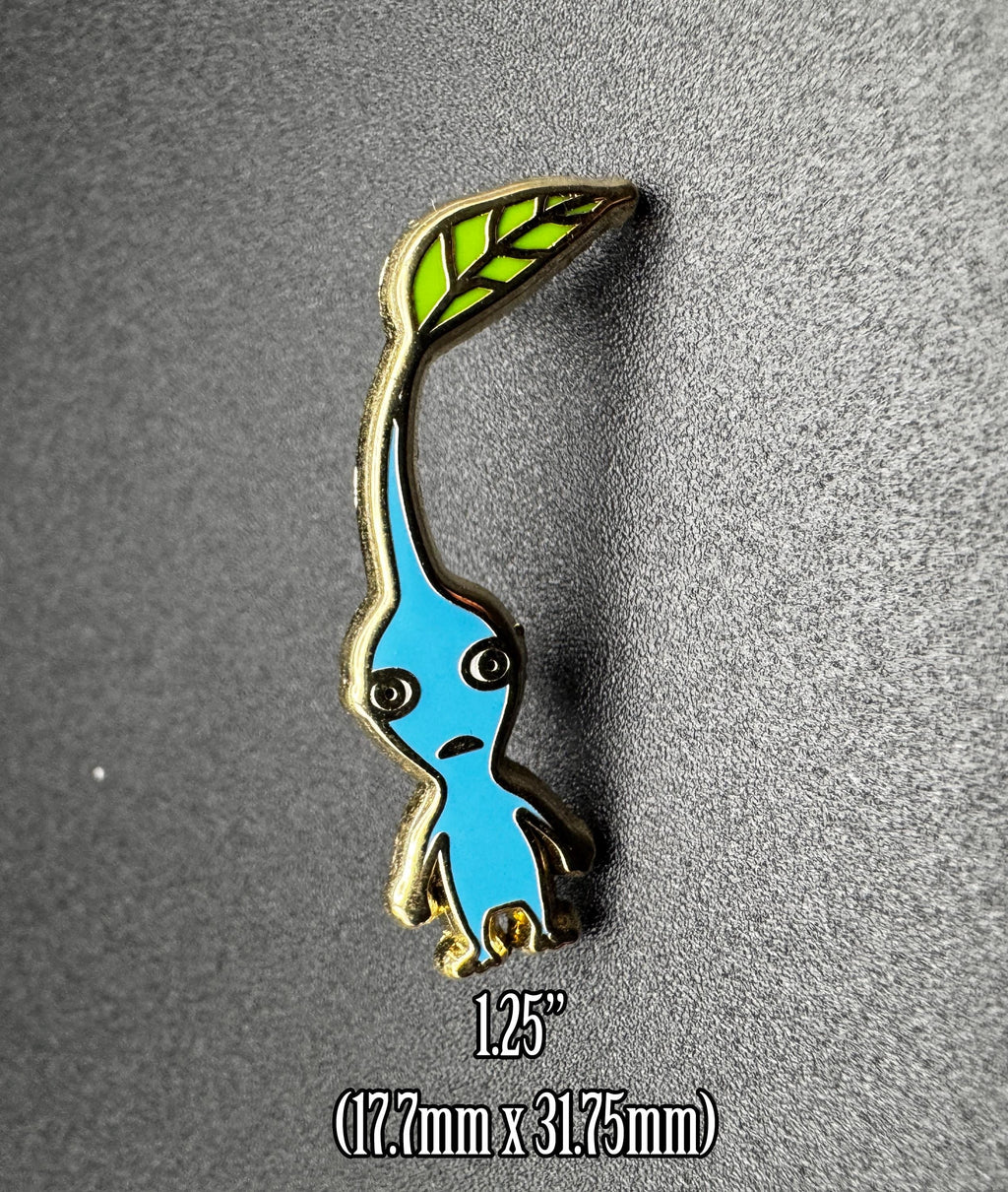 Blue Pikmin Enamel Pin - 1.25''