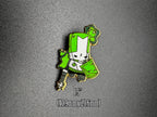 Green Gas Knight Enamel Pin - 1.5"