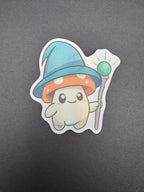 Sporelock the Wizard Sproutling Vinyl Decal - 3" - Holographic