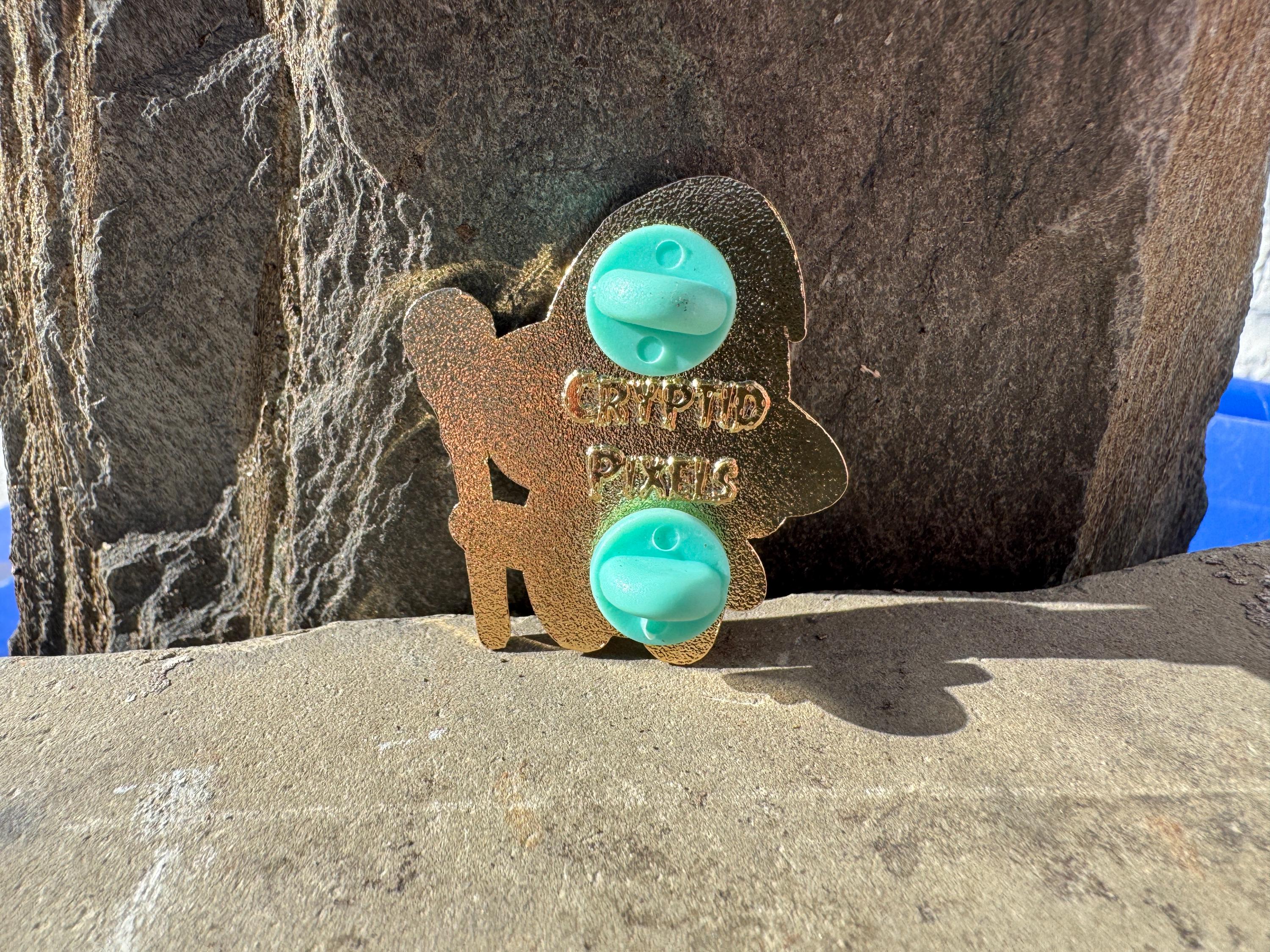 Sporelock the Wizard Mushroom Enamel Pin – 1.5" (Sproutling Series)