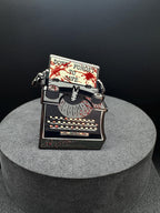 Bloody Zombie Typewriter Enamel Pin - 1.75" - Resident Evil