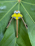 Yellow Pikmin Onion Enamel Pin - 2" (Final Run)
