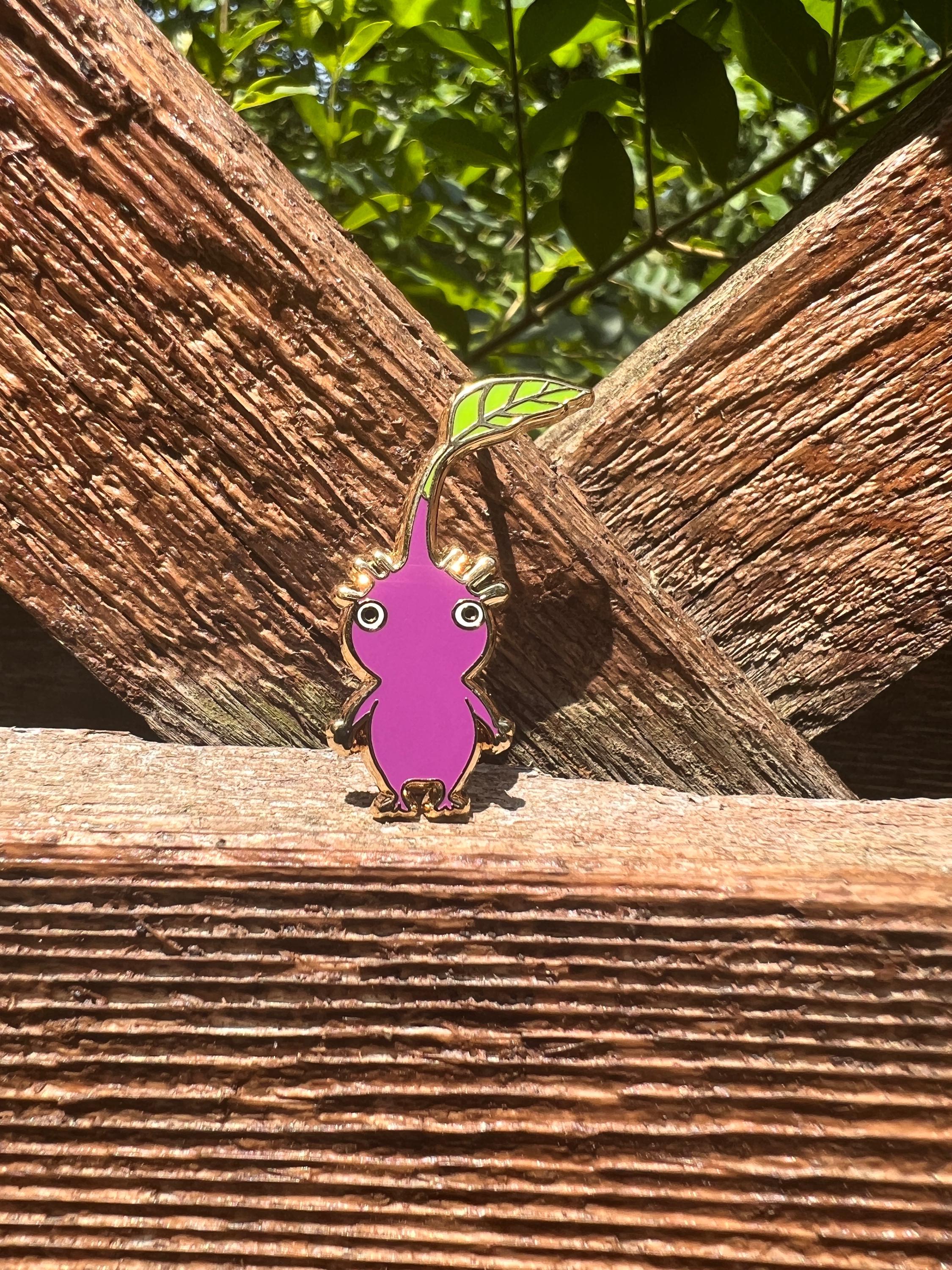 Purple Pikmin Enamel Pin - 1.25"