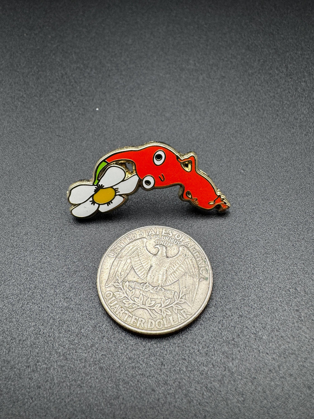 Red Pikmin Enamel Pin - 1.25 in