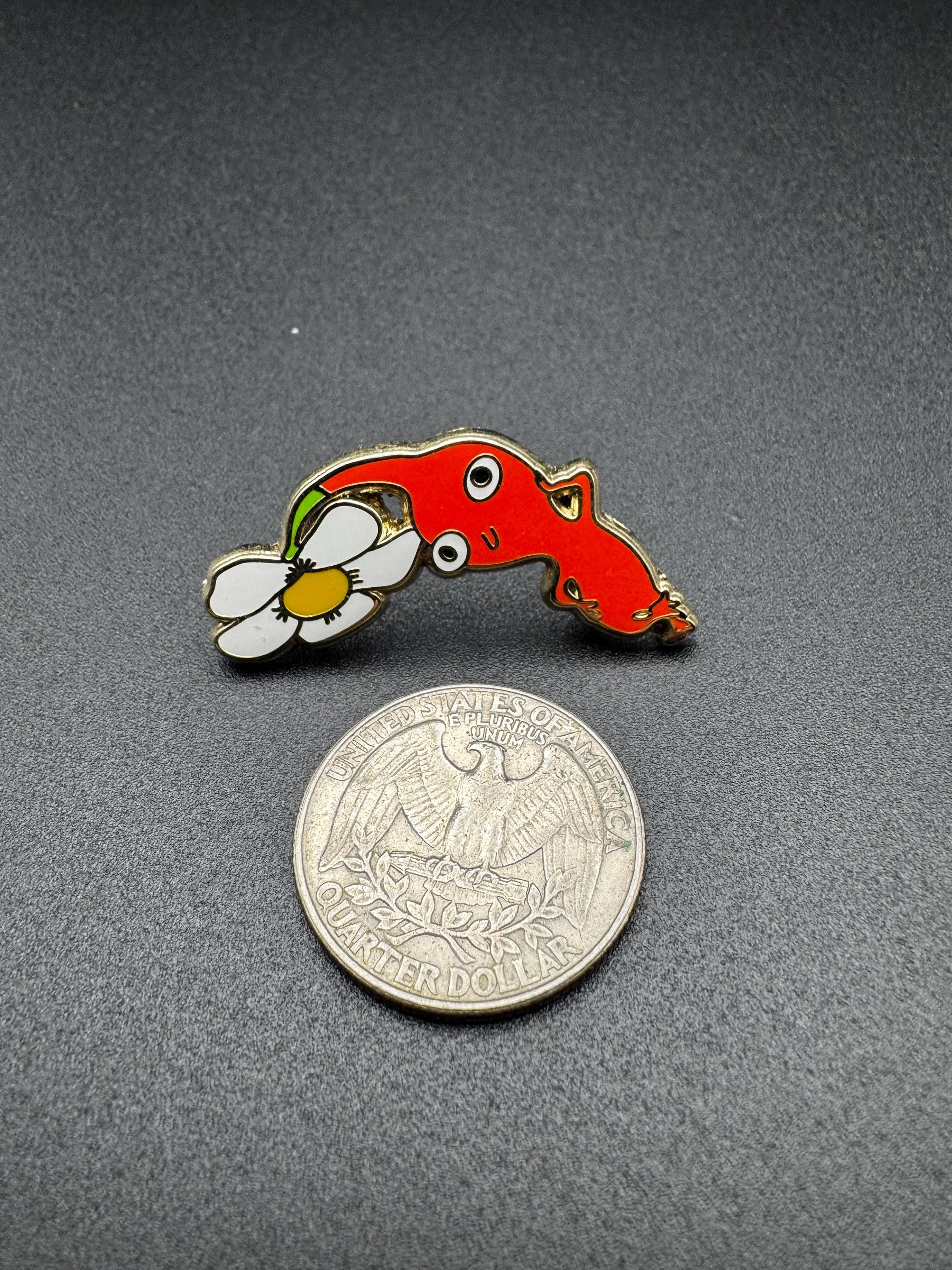 Red Pikmin Enamel Pin - 1.25 in