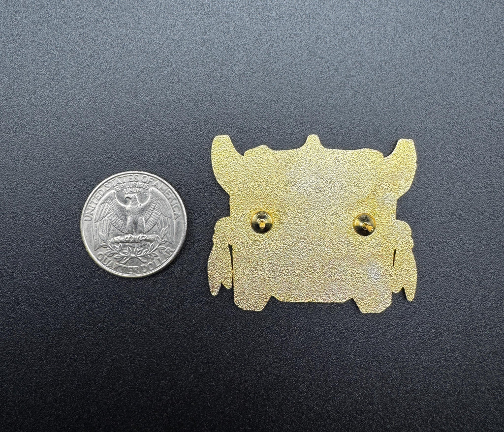 Monster Treasure Chest Enamel Pin – 2" (Final Run)