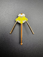 Yellow Pikmin Onion Enamel Pin - 2" (Final Run)
