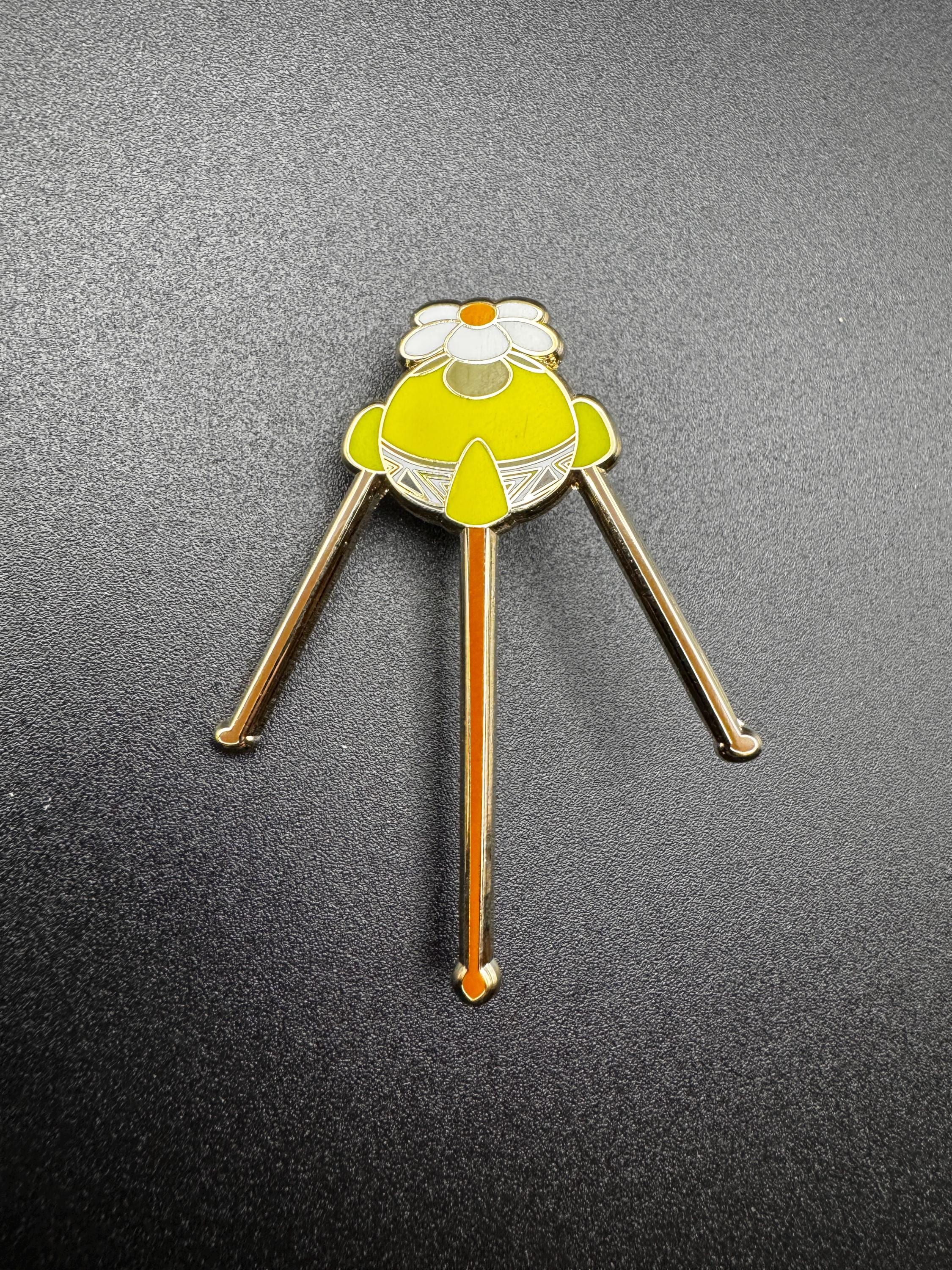 Yellow Pikmin Onion Enamel Pin - 2" (Final Run)
