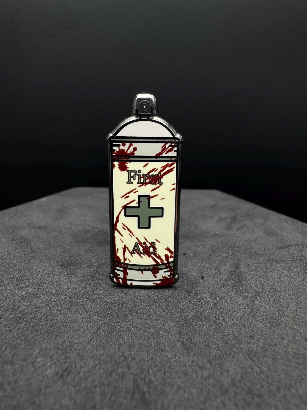 Zombie First Aid Spray Enamel Pin - 1.5 in - Resident Evil