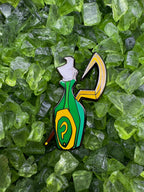 Raccoon Thief Bottle & Cane Enamel Pin - 1.5"