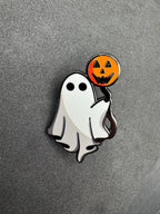 Ghost Balloon Enamel Pin - 1.5"