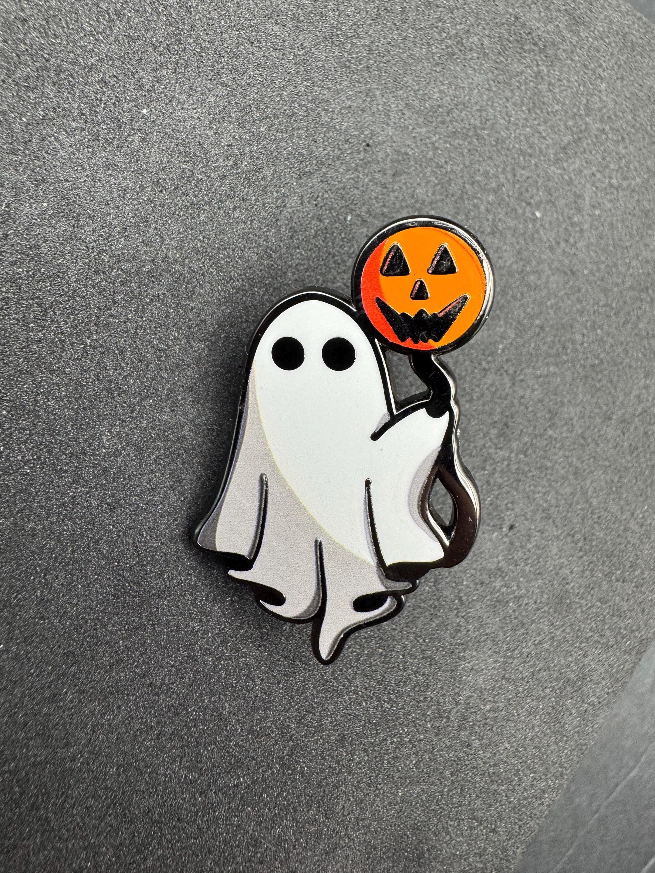 Ghost Balloon Enamel Pin - 1.5"