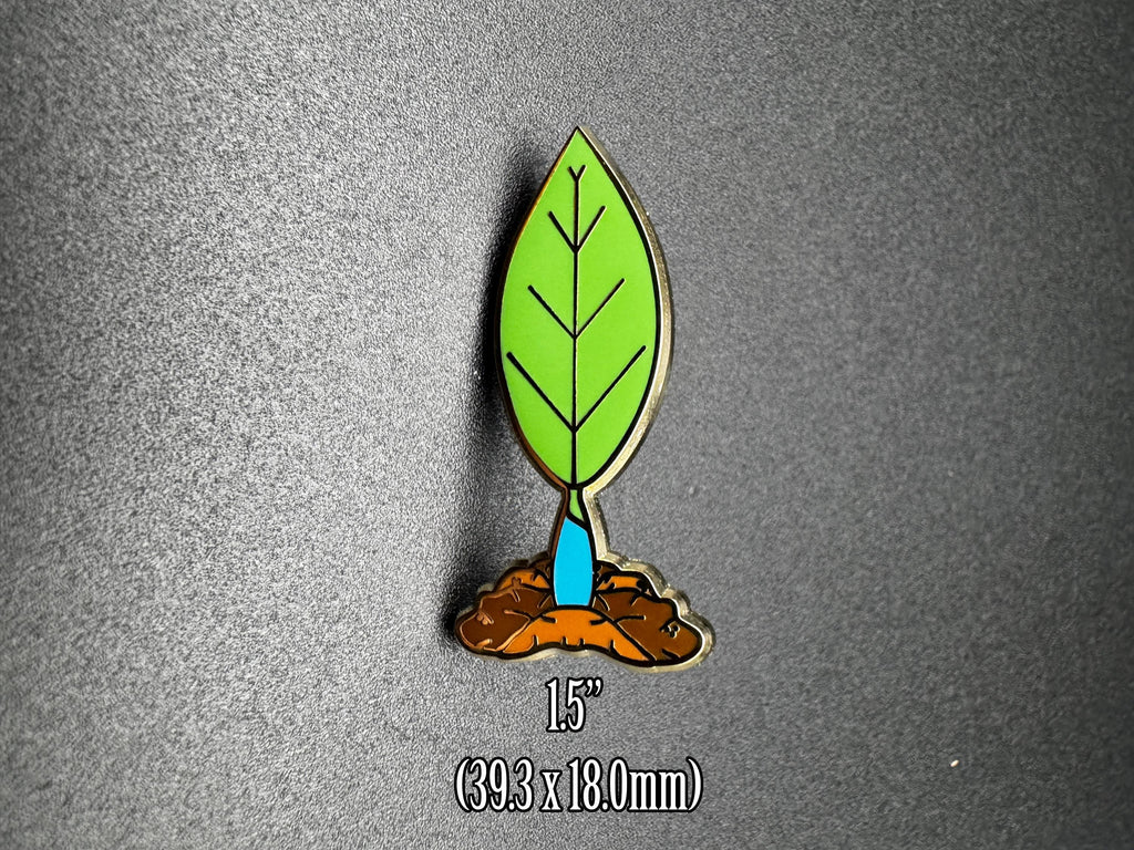 Blue Pikmin Sprout Enamel Pin - 1.5'' (Final Run)