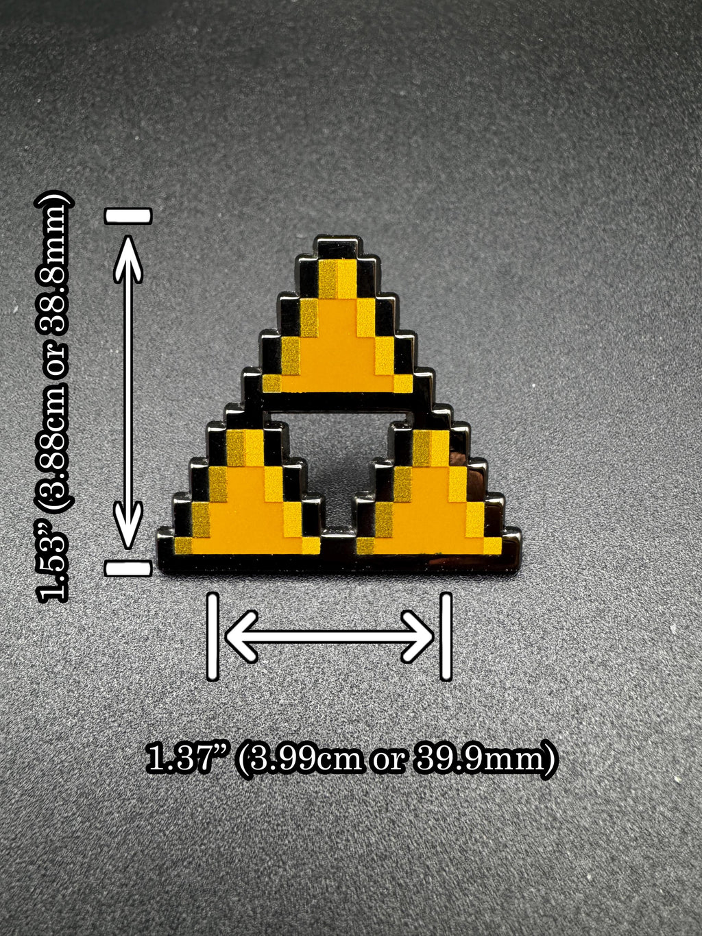Triforce Enamel Pin - 1.5" (Final Run)