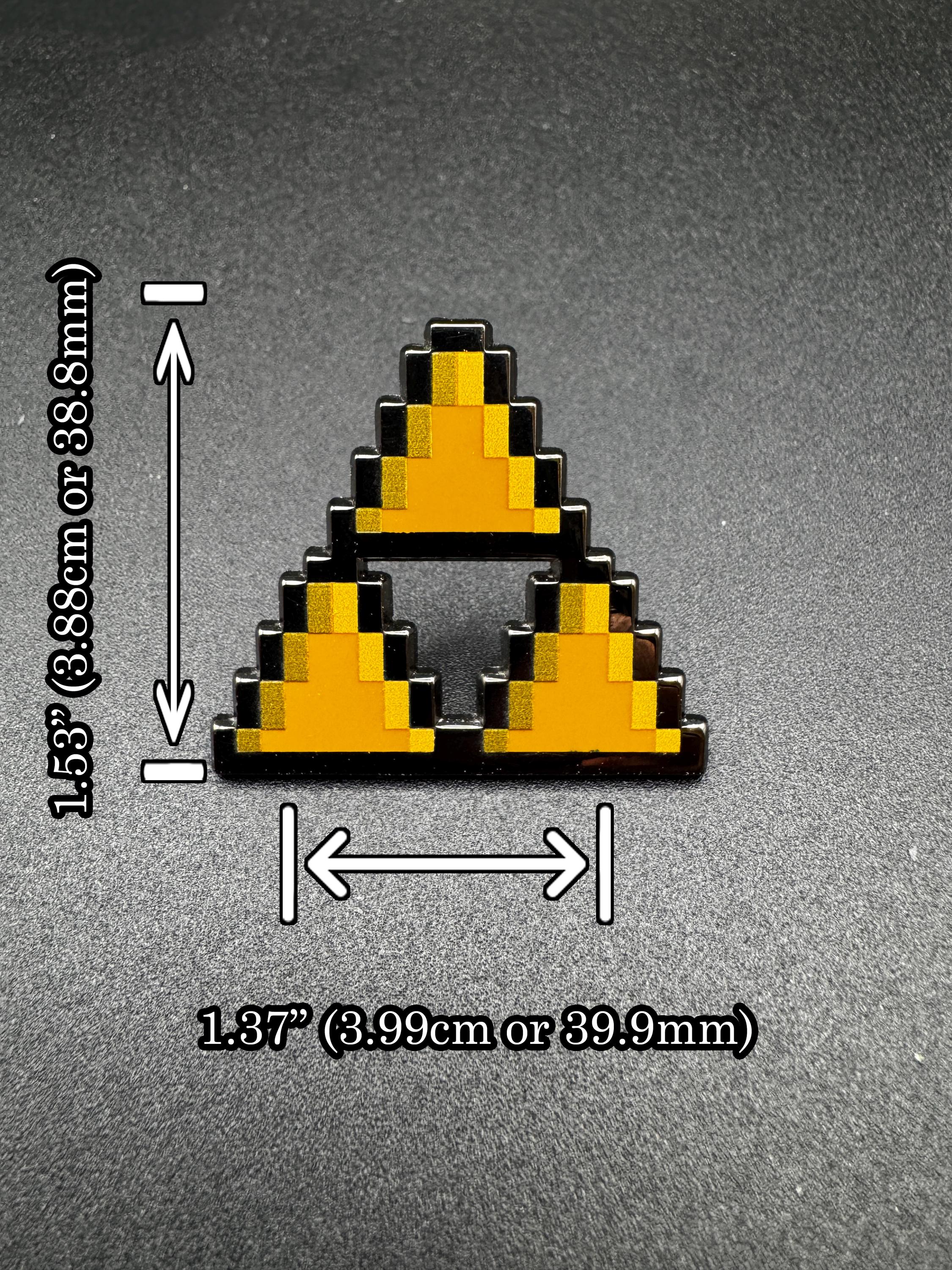 Triforce Enamel Pin - 1.5" (Final Run)