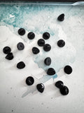 Black Enamel Pin Replacement Rubber Backs - (10 to 100 pcs)