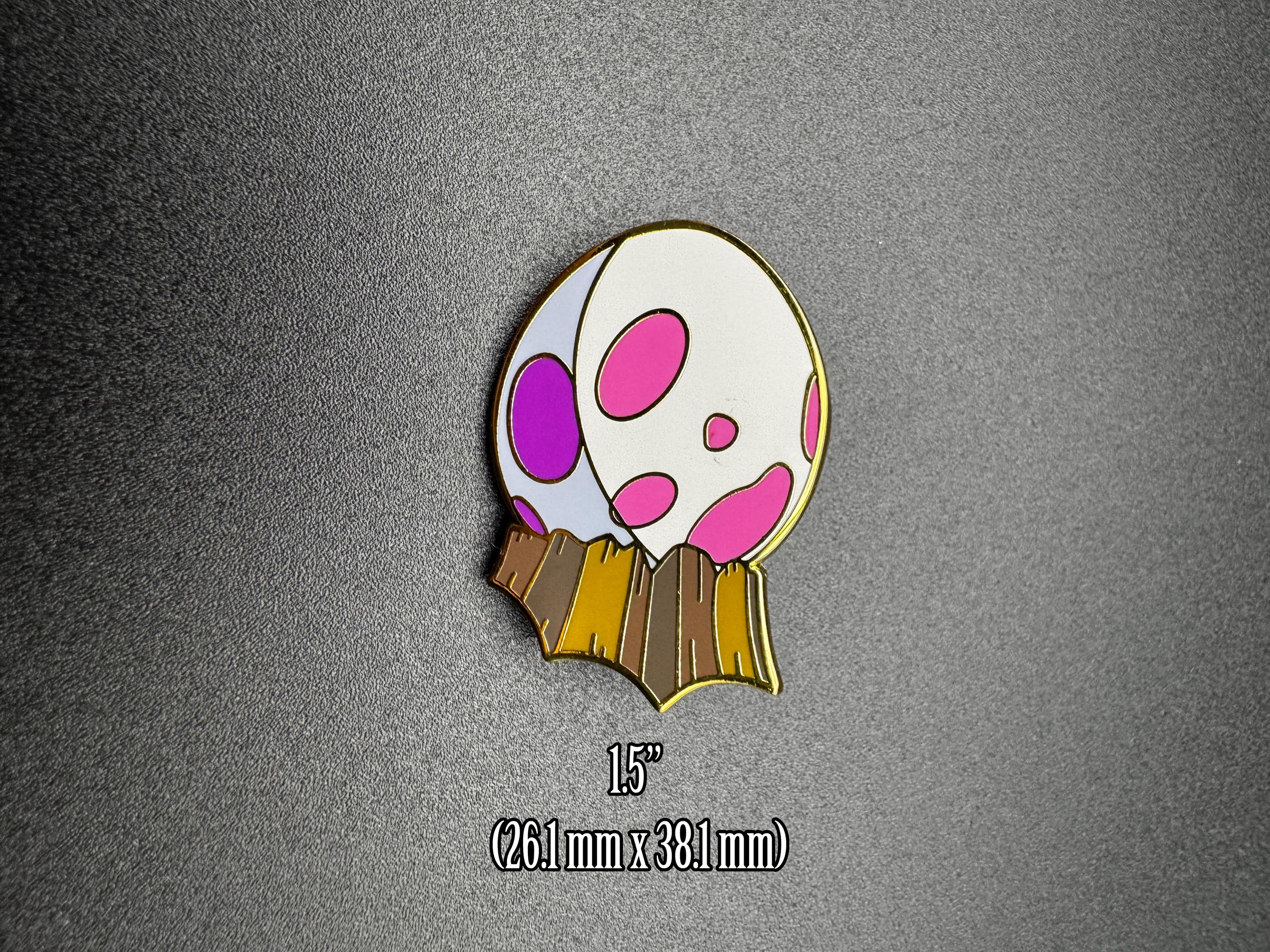 Windfish Egg Enamel Pin - 1.5" (Final Run)
