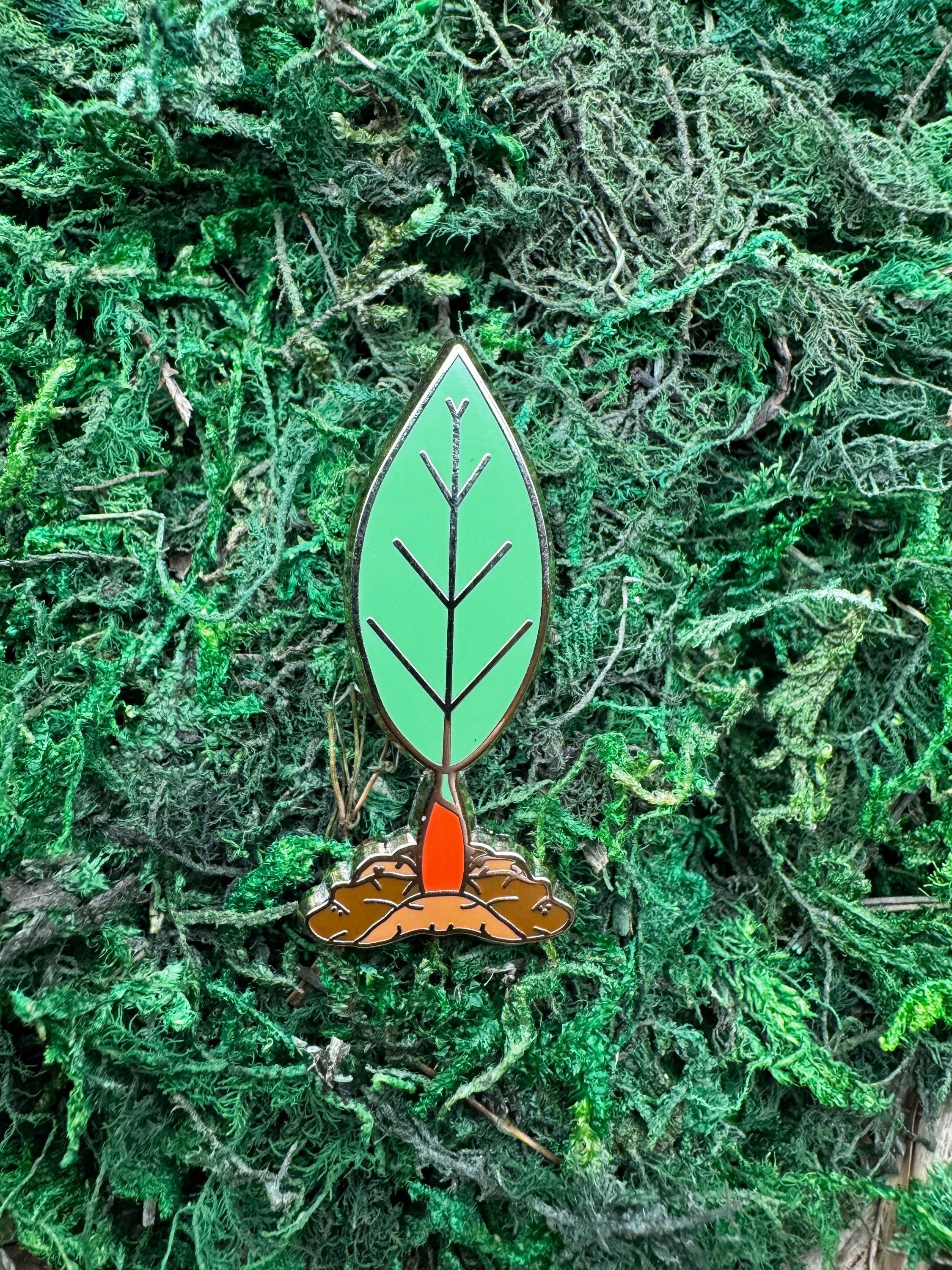 Red Pikmin Sprout Enamel Pin - 1.5" (Final Run)