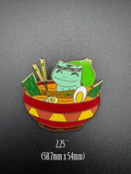 Bulbasaur Ramen Enamel Pin - 2.25" (Final Run)