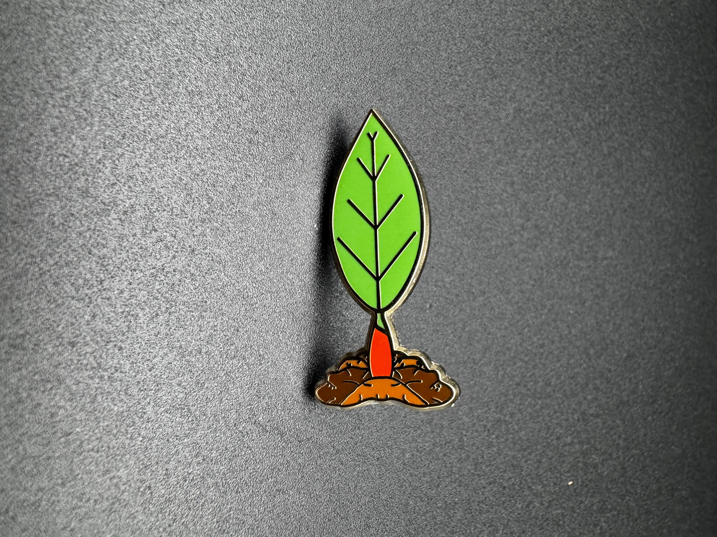 Red Pikmin Sprout Enamel Pin - 1.5" (Final Run)