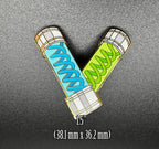 T-Virus Vials Enamel Pin - 1.5" - Resident Evil