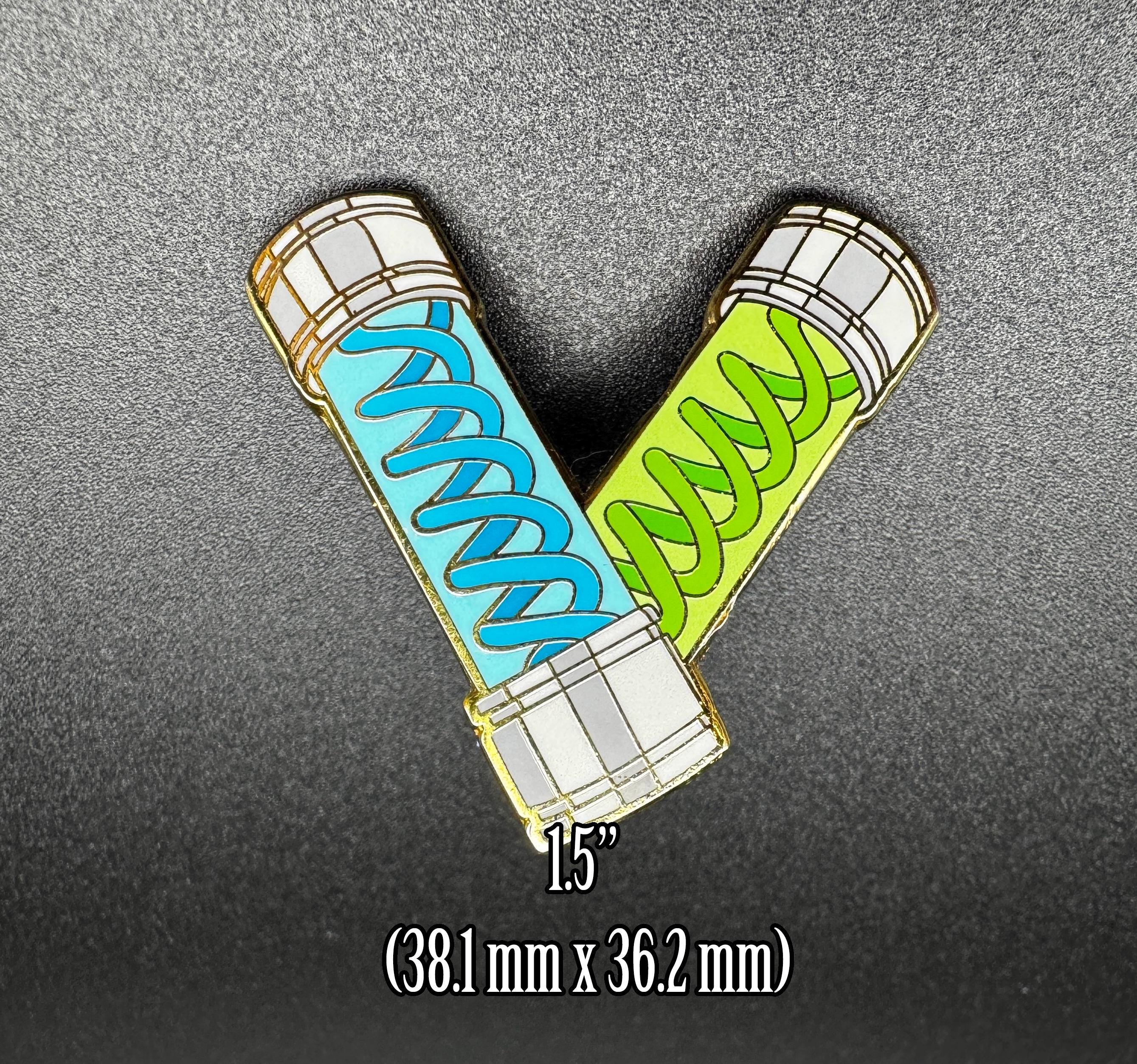 T-Virus Vials Enamel Pin - 1.5" - Resident Evil