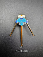 Blue Pikmin Onion Enamel Pin - 2" (Final Run)