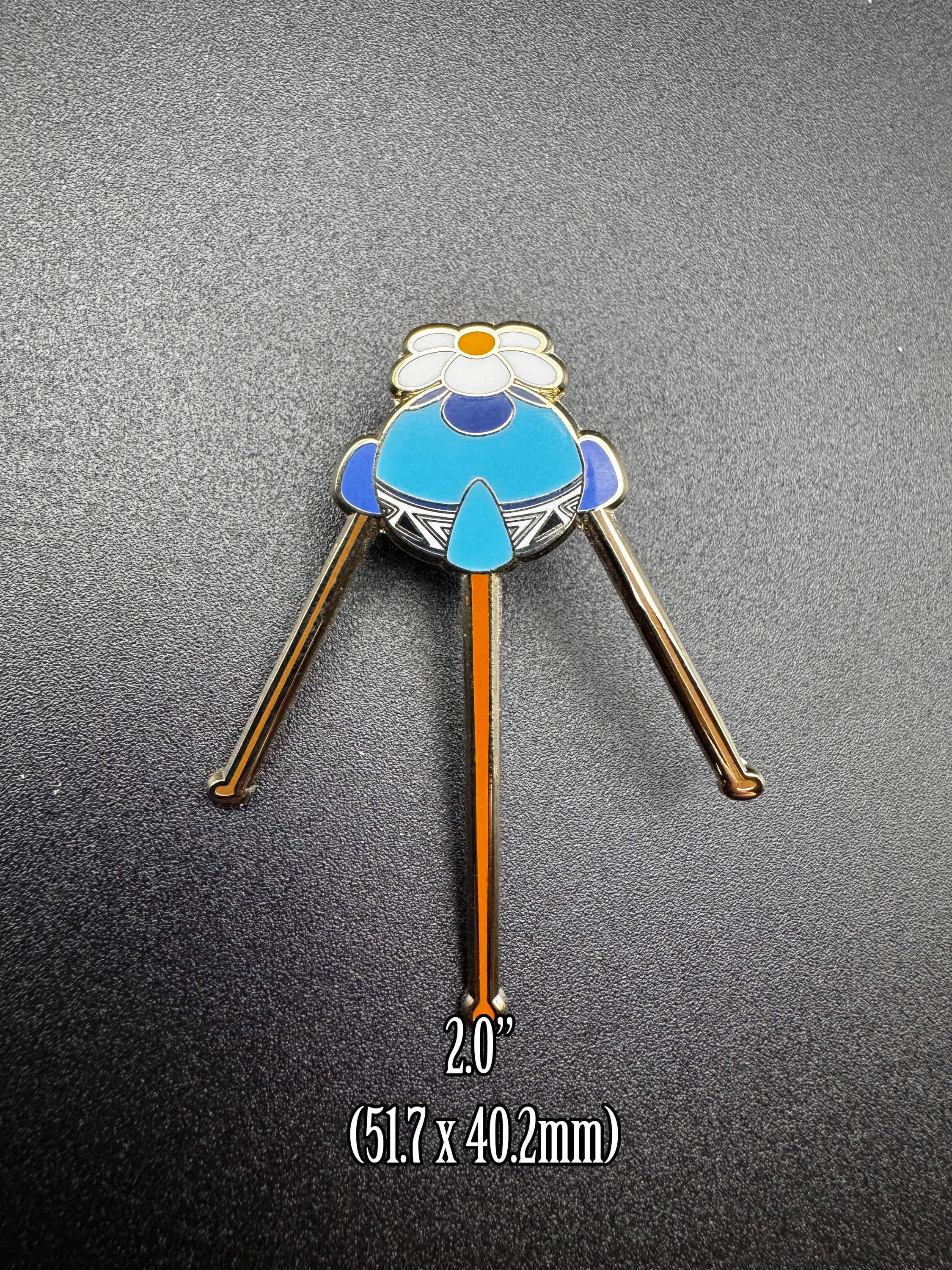 Blue Pikmin Onion Enamel Pin - 2" (Final Run)