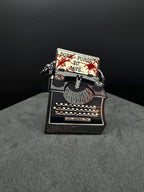 Bloody Zombie Typewriter Enamel Pin - 1.75" - Resident Evil