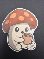 Fantasy Mushroom Stickers 3" Vinyl Stickers (Sproutling Series)
