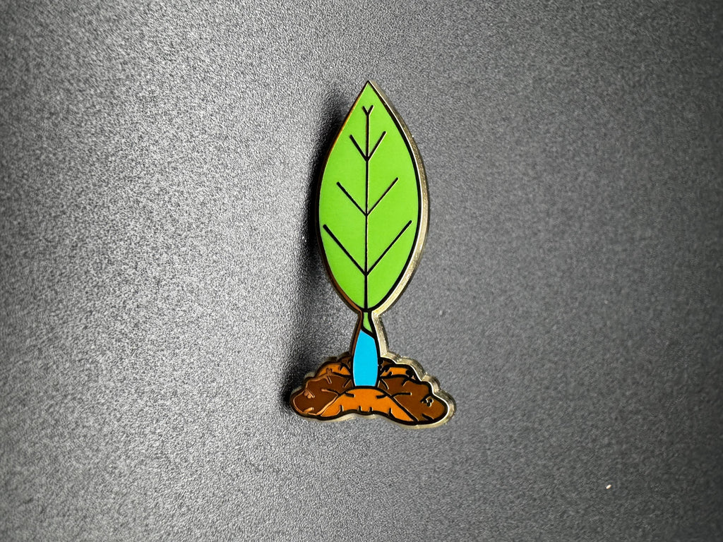 Blue Pikmin Sprout Enamel Pin - 1.5'' (Final Run)
