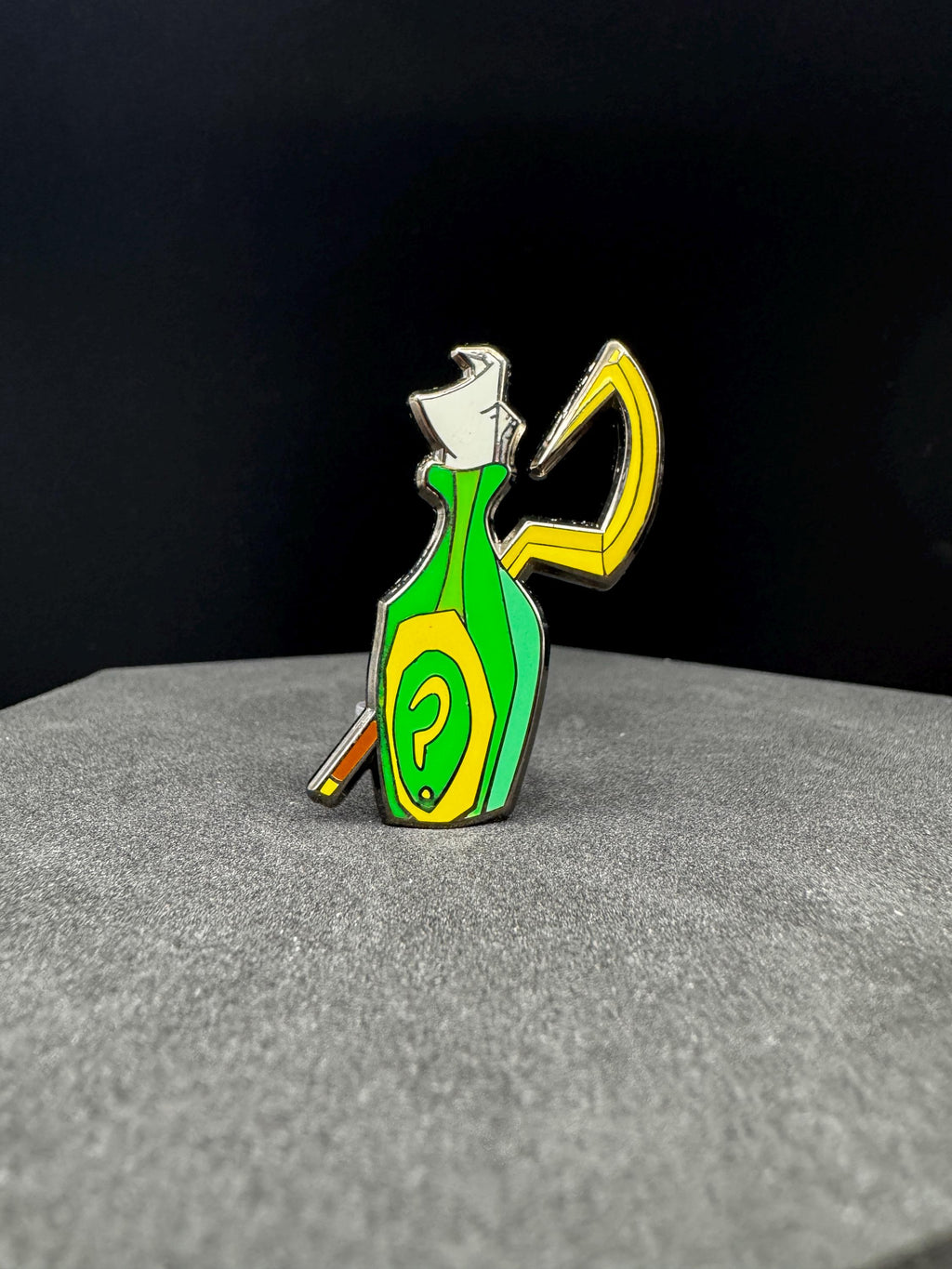 Raccoon Thief Bottle & Cane Enamel Pin - 1.5"