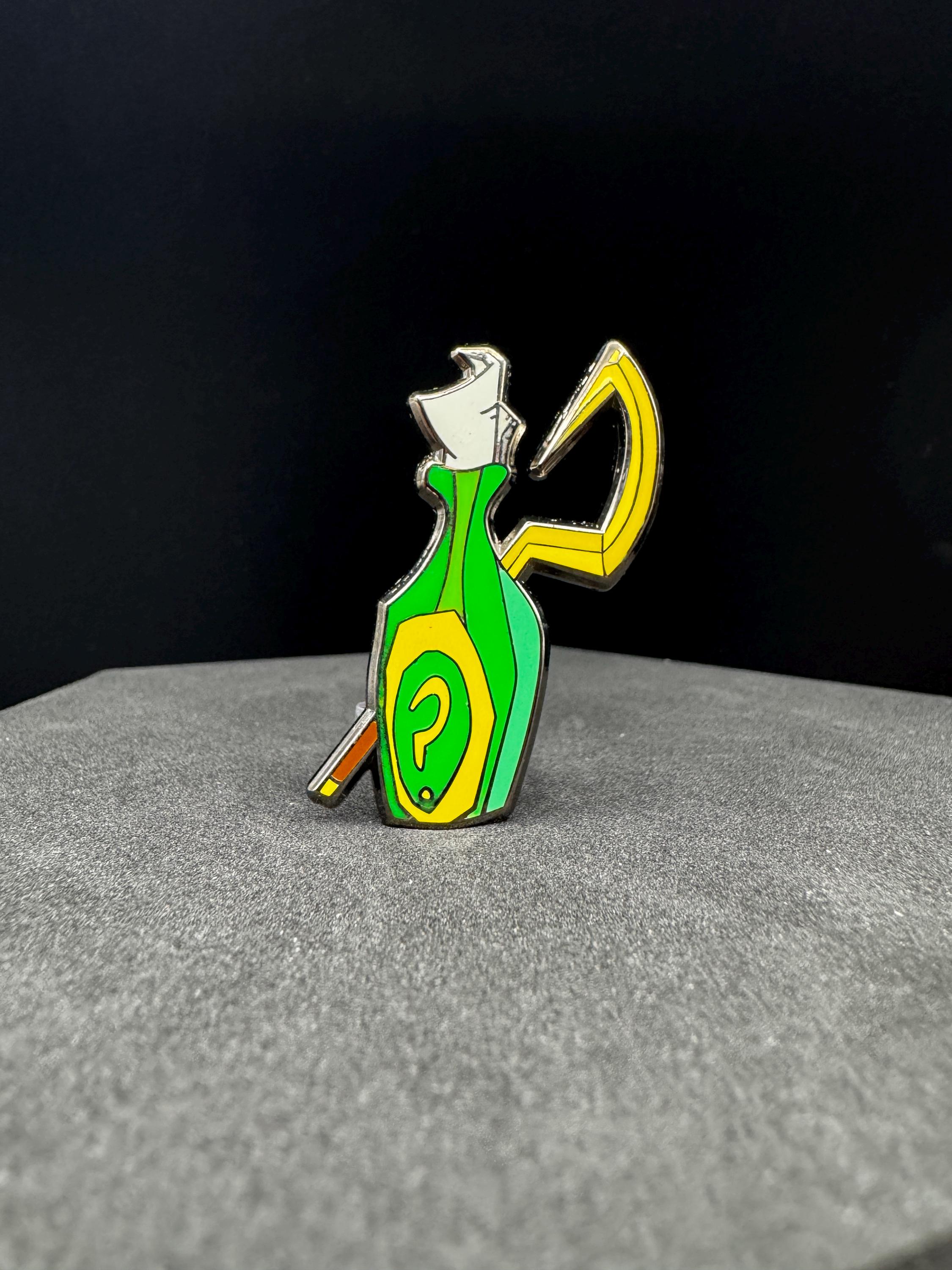 Raccoon Thief Bottle & Cane Enamel Pin - 1.5"