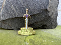 Master Sword In Stone Enamel Pin - 2" (Final Run)