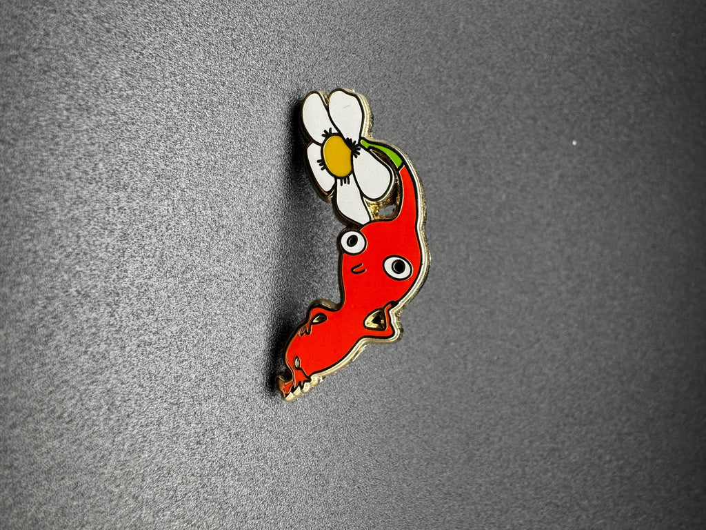 Red Pikmin Enamel Pin - 1.25 in