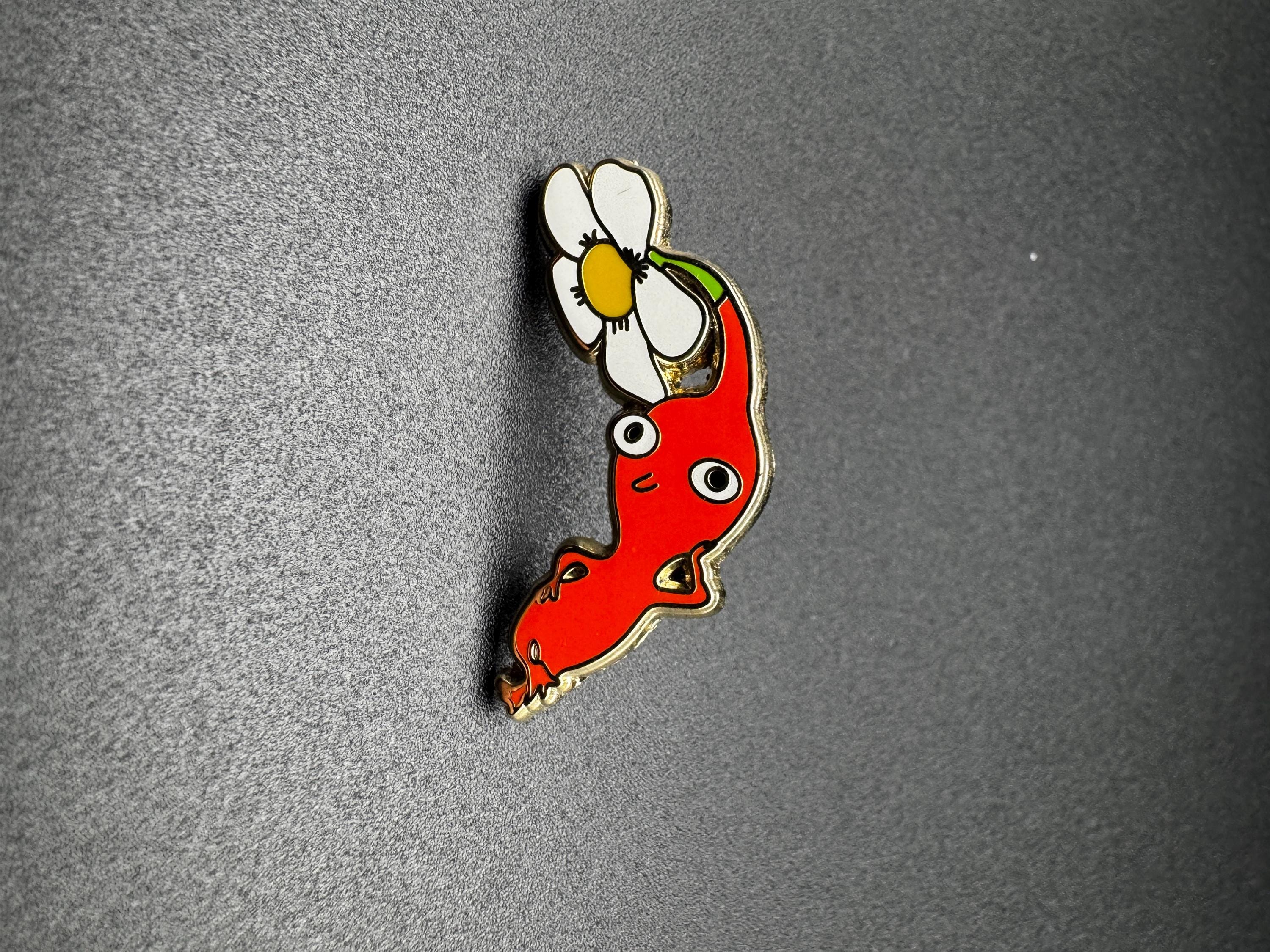 Red Pikmin Enamel Pin - 1.25 in