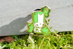 Green Gas Knight Enamel Pin - 1.5"