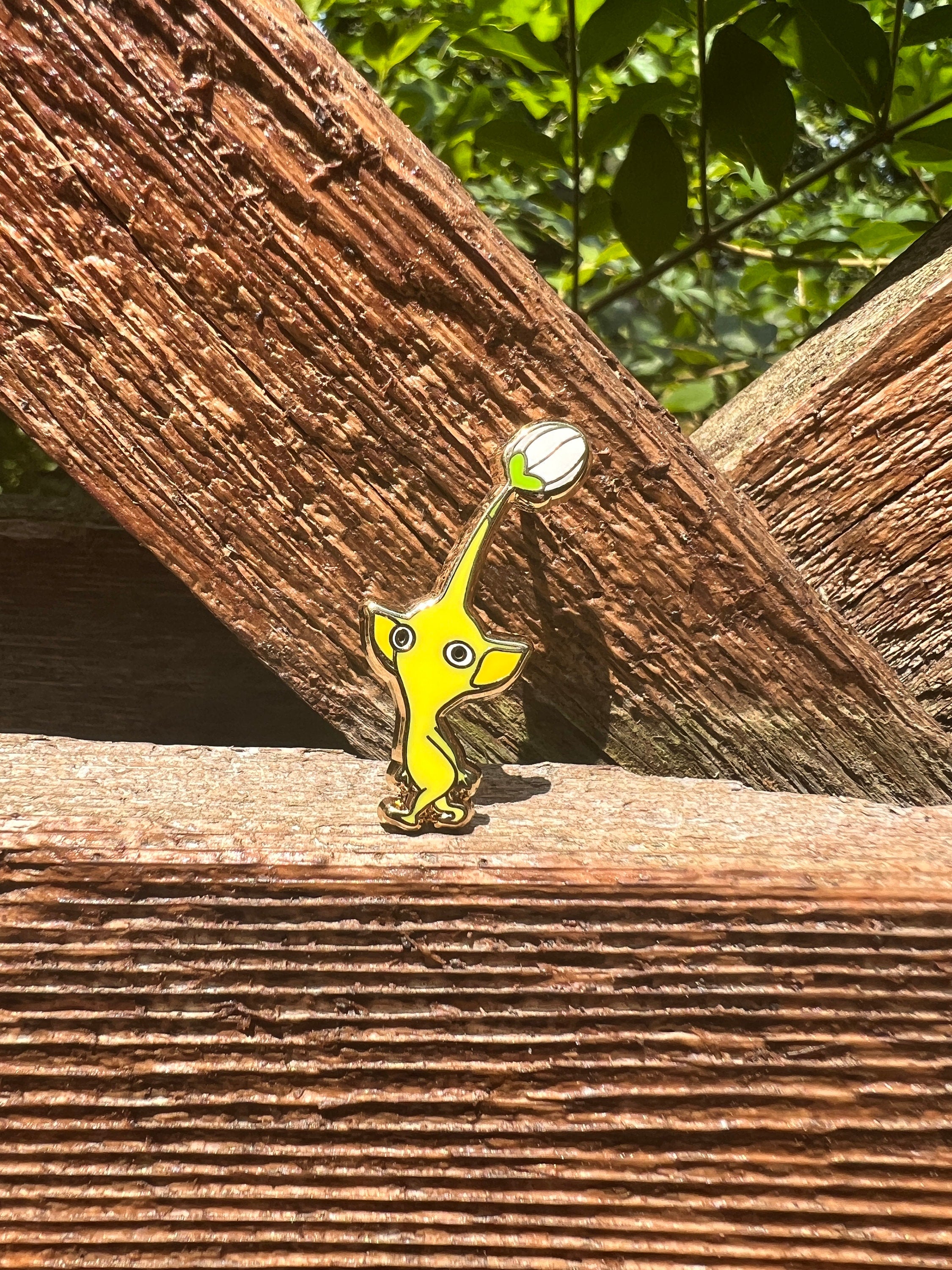 Yellow Pikmin Enamel Pin - 1.25"