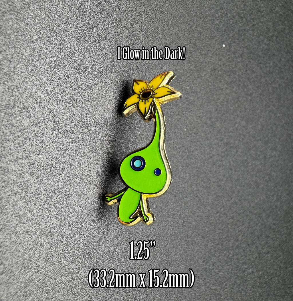 Glow Pikmin Enamel Pin - 1.25" (Final Run)