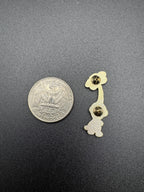 White Pikmin Enamel Pin - 1.25"