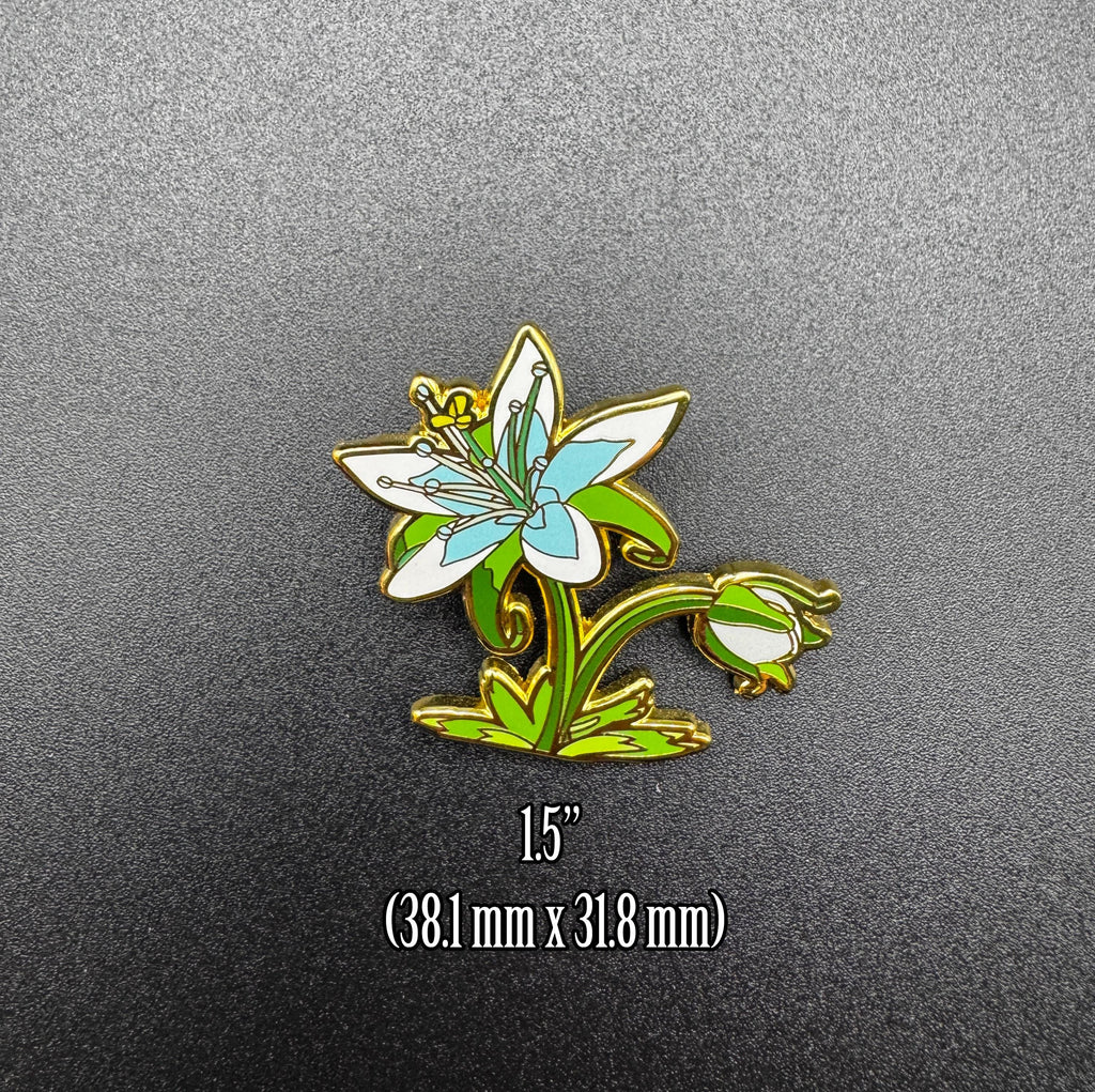 Silent Princess Enamel Pin - 1.5"