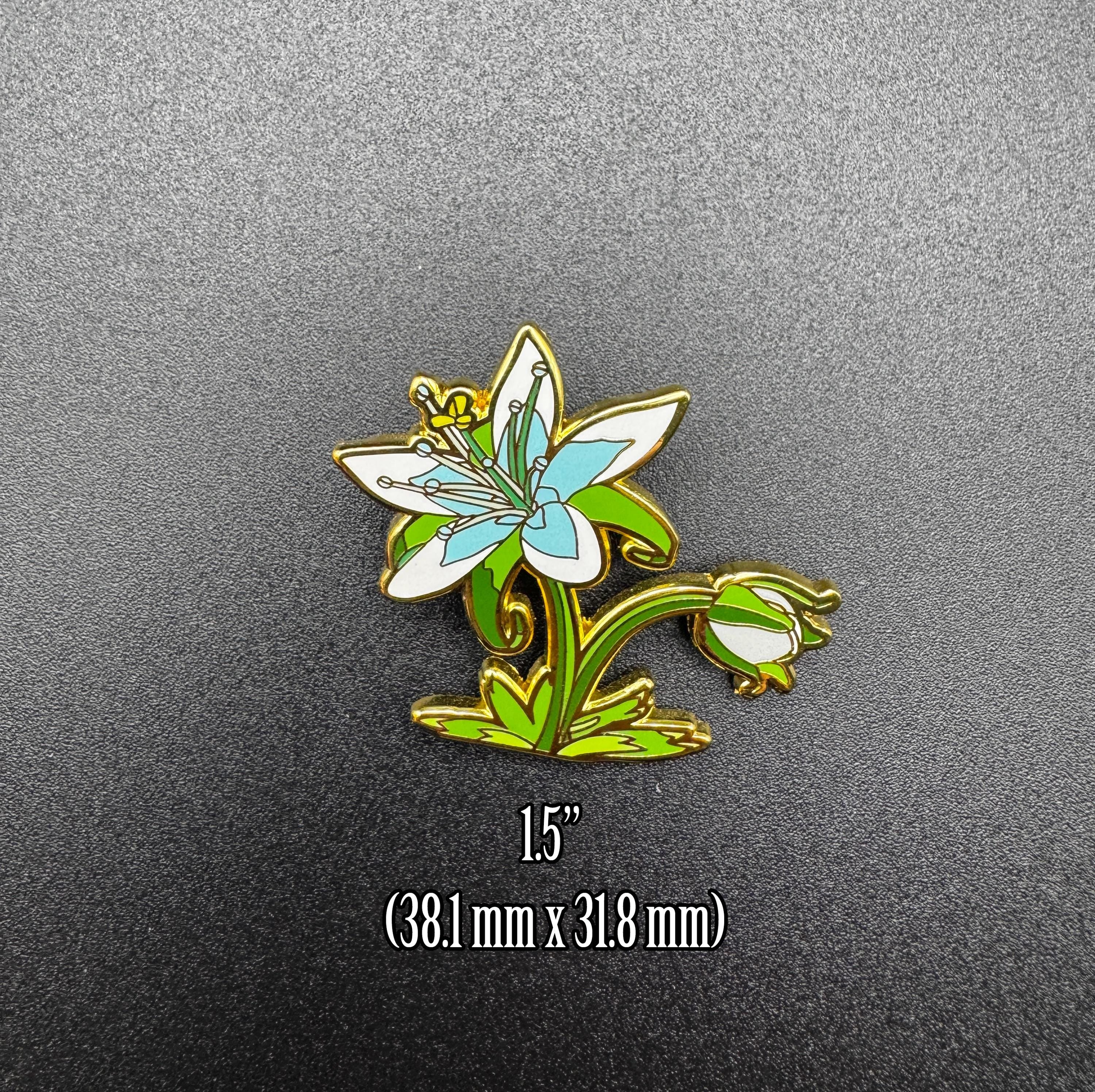 Silent Princess Enamel Pin - 1.5"