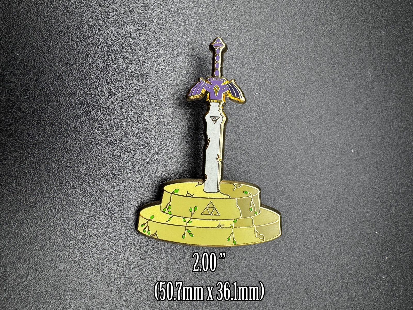 Master Sword In Stone Enamel Pin - 2" (Final Run)