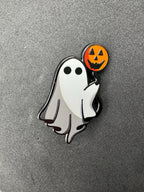 Ghost Balloon Enamel Pin - 1.5"