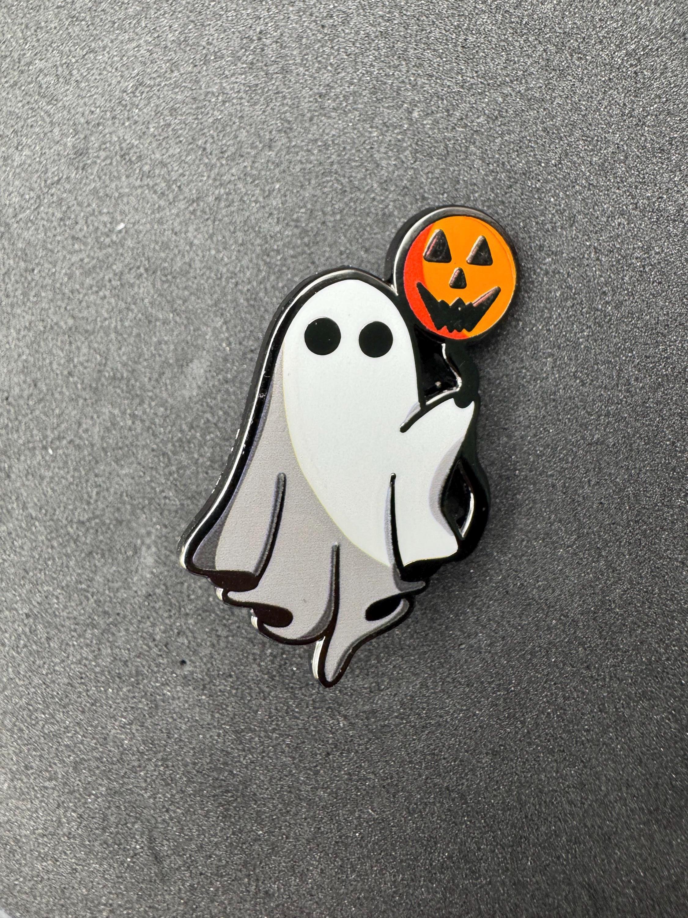 Ghost Balloon Enamel Pin - 1.5"